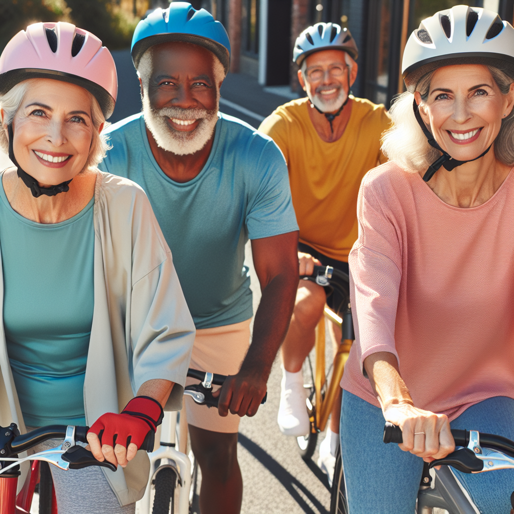 seniors cycling