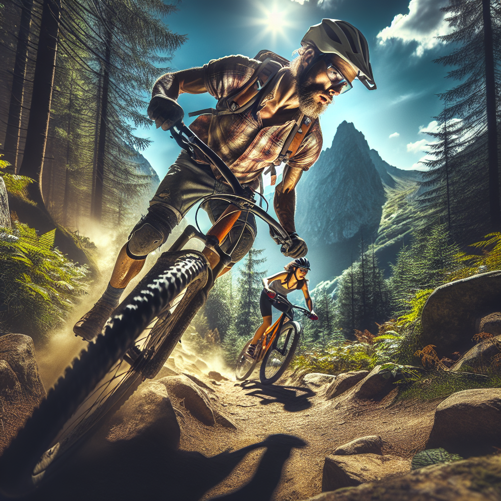 mountain biking