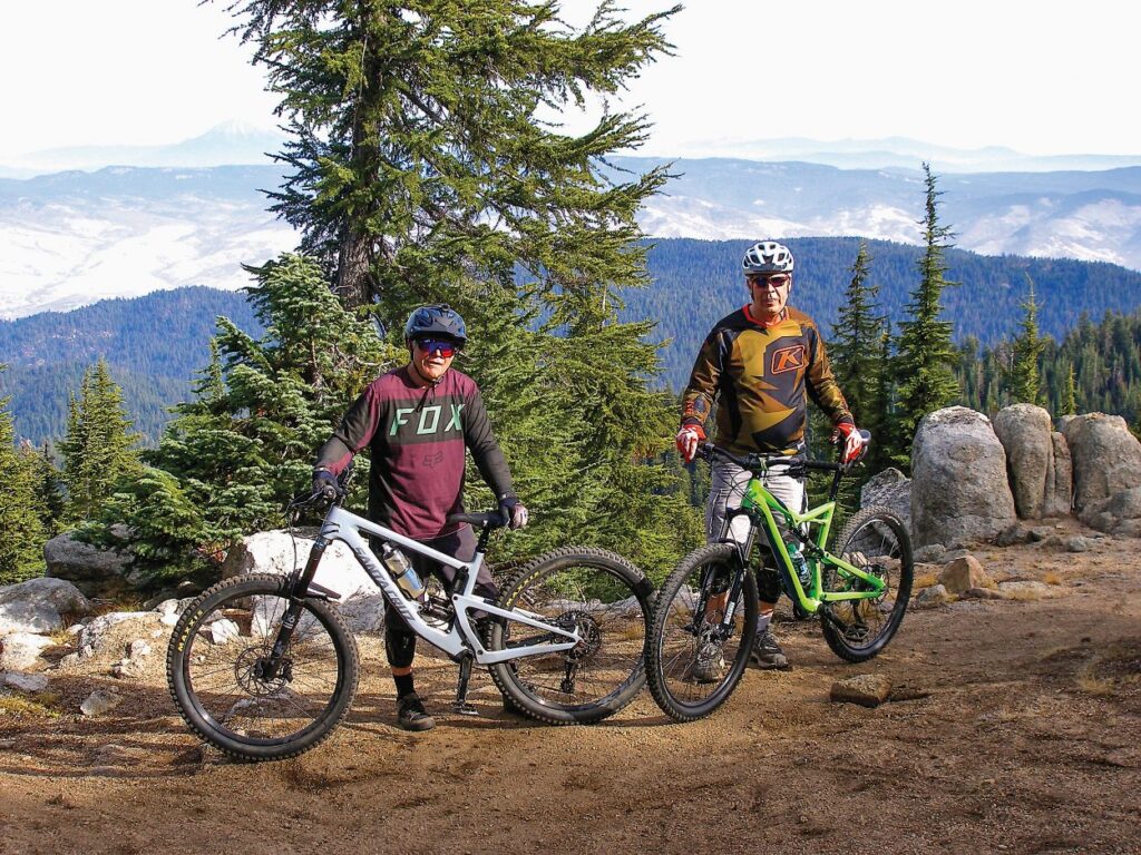 senior mtb rider