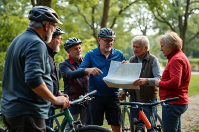 How Can Senior Cyclists Discover New Trails Through Mutual Inspiration?