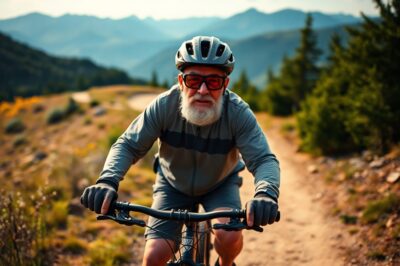 Is mountain biking safe for seniors with joint problems?