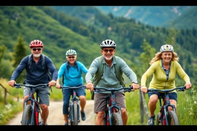Why is mountain biking good for seniors?