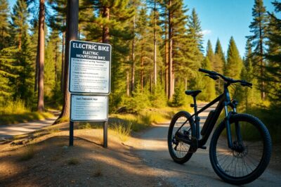 Electric Mountain Bike Laws and Trail Regulations